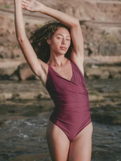 Dame Cartel Copenhagen Badetøj>Medewi draperet badedragt