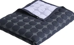 Mega Dot Organic-W195 x L245-Midn Sengetæpper