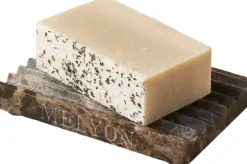 Melyon Badeværelsestilbehør>Marble Dark Emperador Soap Dish