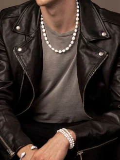 Men's Baroque Necklace-Nialaya Sale