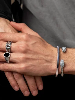 Nialaya Smykker>Men's Simplicity Bangle