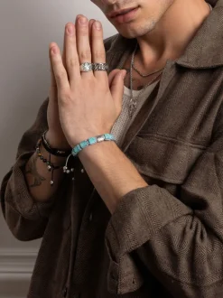 Men's Stainless Steel Crest Ring-Nialaya Hot