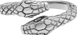 Best Men's Stainless Steel Vintage Snake Ring Smykker