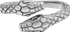 Best Men's Stainless Steel Vintage Snake Ring Smykker