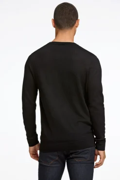 Merino strik med rund hals-Lindbergh Hot