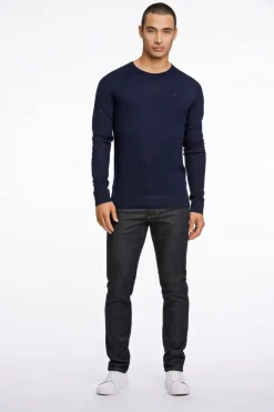 Discount Merino strik med rund hals Strik