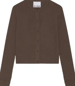 Dame SUI AVA T-Shirts & Toppe>Merino Wool Cardigan