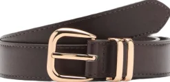 Dame MANGO Bælter>Metal buckle belt