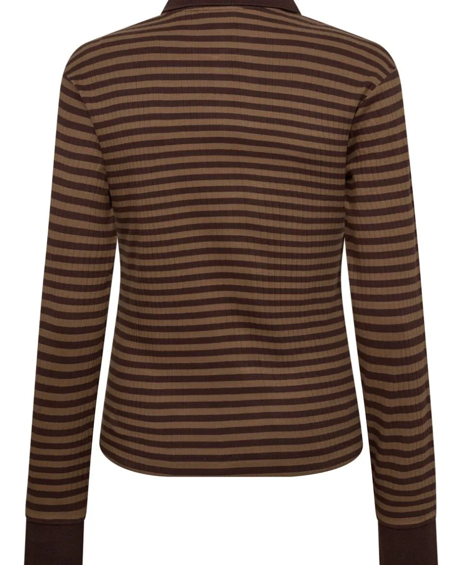 Milla 24 long sleeve polo top - 100% Organic Cotton GOTS-Magasin du Nord Collection Online