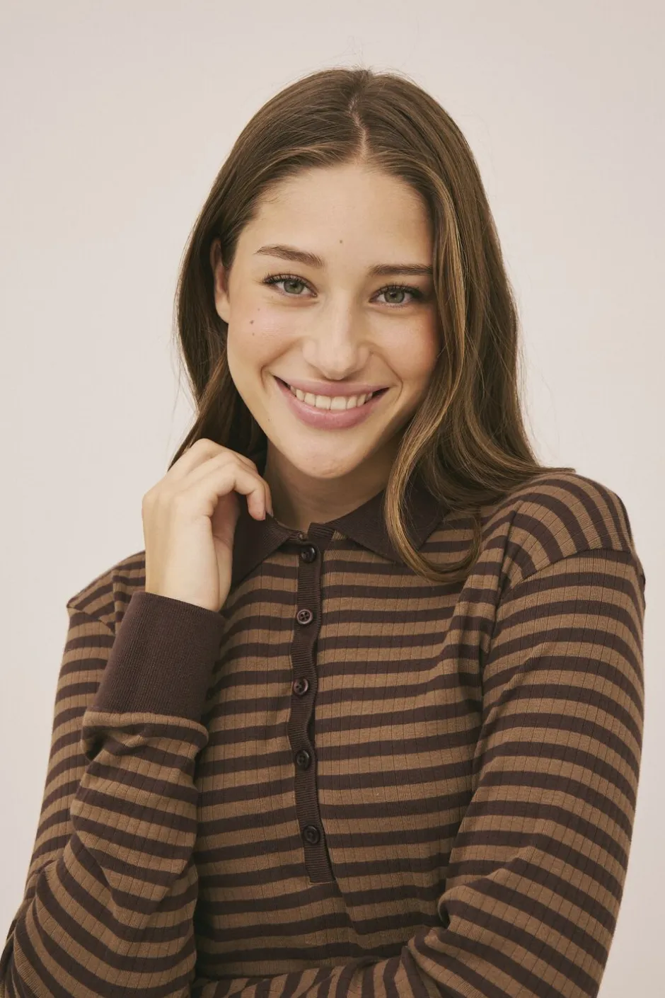 Milla 24 long sleeve polo top - 100% Organic Cotton GOTS-Magasin du Nord Collection Online