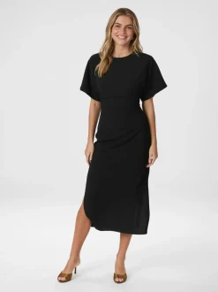 Miloine Drape Dress-Neo Noir