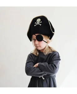 Discount - Pirathat og øjeklap 3-8 år Børn Rolleleg & Musik