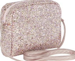 - Skuldertaske - Pink glitter-Mimi & Lula