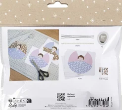 Online Mini DIY Kit Papirpynt, Engle Børn Kreativitet