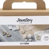 Børn Creativ Company Kreativitet>Mini DIY Kit Smykker, Øreringe, armbånd og halskæde med blom