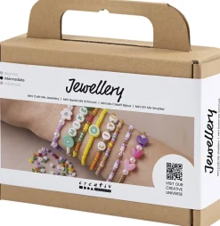 Outlet Mini DIY Mix Smykker, Farverige armbånd Børn Kreativitet