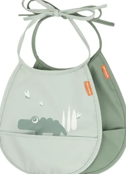 Mini hagesmæk m/lomme 2 stk. Croco Grøn-Done by Deer Online