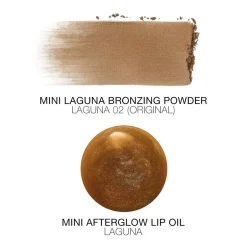 Sale Mini Laguna Bronzer & Lip Oil Duo - Bronzepudder og læbeolie Makeup Gaveæsker