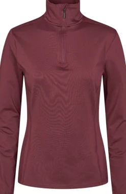 Dame MCKINLEY Skitøj>Mio 1/2 Zip Midlayer Trøje