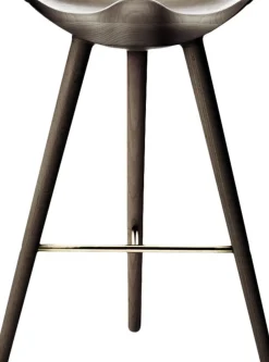 Audo Copenhagen Møbler>ML 42 - Bord Skammel / Brunolieret Eg / Messing