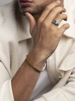 Nialaya Smykker>5mm Box Chain Classic Bracelet