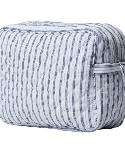 Moira 2 Make up bag Blue Stripe big-Magasin du Nord Collection Online