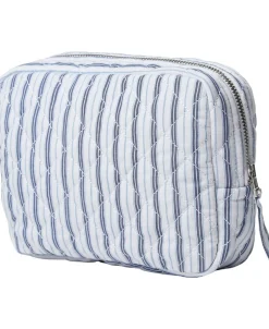 Moira 3 Make up bag Blue Stripe mini-Magasin du Nord Collection Sale