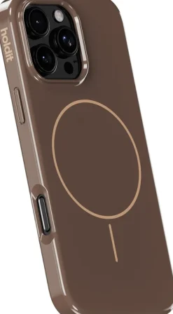 New Mono Case Magsafe iPhone 16 Pro Max Chocolate/Beige Dame Tech Covers