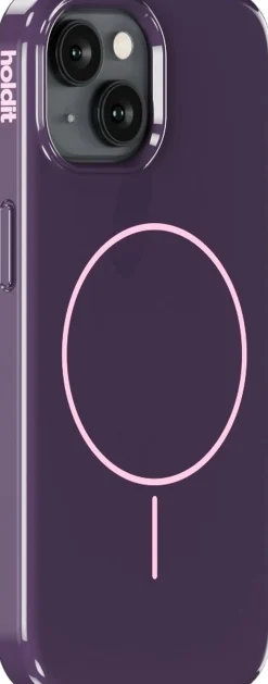 Clearance Mono Case Magsafe iPhone 15/14/13 Deep Plum/Pink Dame Tech Covers