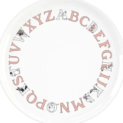 New Moomin ABC tallerken Ø 20 cm Moomin salmon Tallerkener