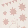 badehåndklæde 70x140, Stjerner pink-Moomin Arabia