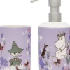 Moomin Arabia Badeværelsestilbehør>Sæbe dispenser & tandbørste holder sæt, Flower