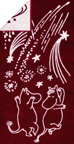 70x140cm badehåndklæde Festlige Øjeblikke GOTS Håndklæder