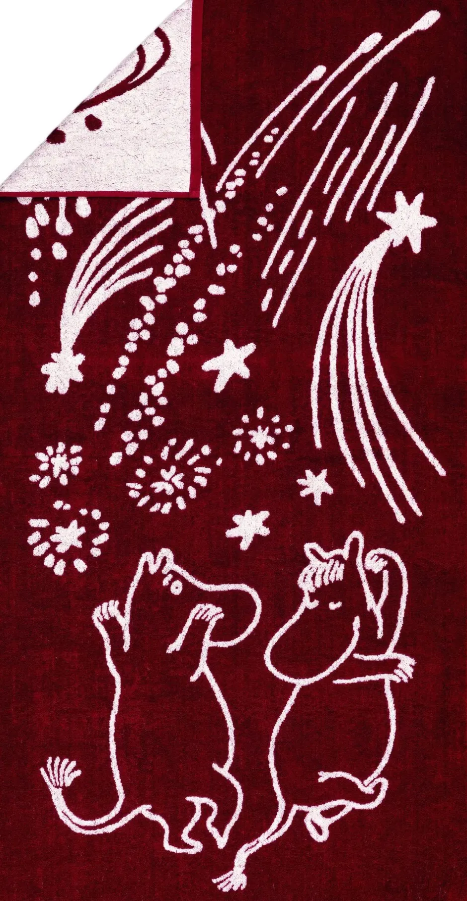 70x140cm badehåndklæde Festlige Øjeblikke GOTS Håndklæder