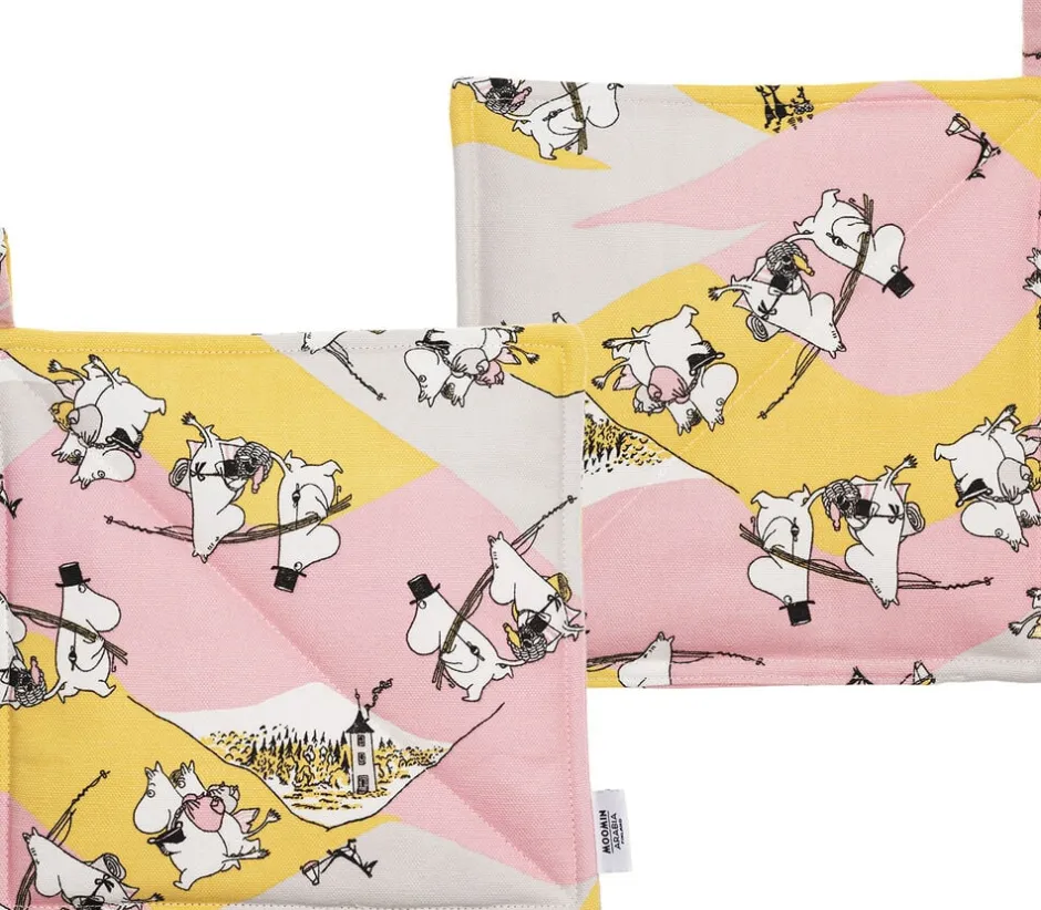 22x22cm grydelapper Familietid-Moomin Arabia Best