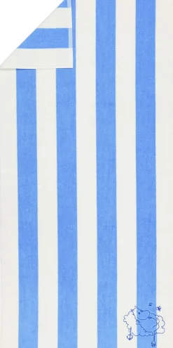 70x140cm håndklæde Mumitrold blåstribet GOTS-Moomin Arabia Hot