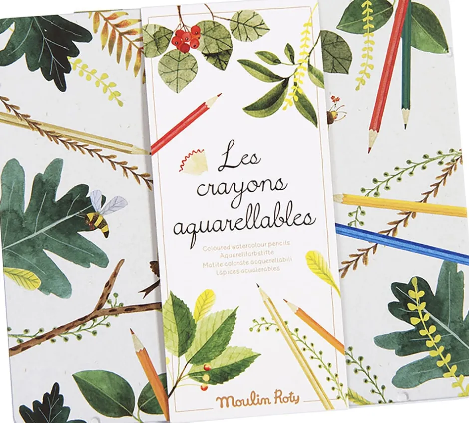 Børn Moulin Roty Kreativitet>- 24 vandfarveblyanter
