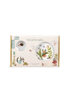Børn Moulin Roty Børneservice>- Spisesæt - Porcelæn - Trois Petits Lapins
