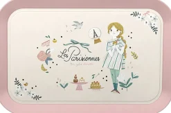 New - Tesæt i kuffert 14 dele - Les Parisiennes Børn Legemad & Køkkener