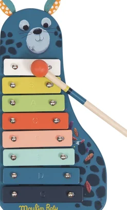 Børn Moulin Roty Rolleleg & Musik>- Xylofon i metal