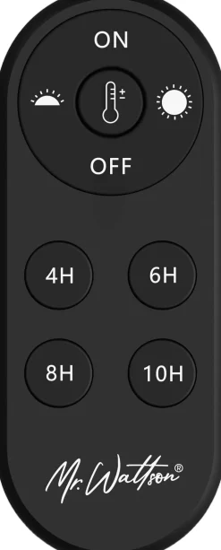 Remote Control, Oval, Black-Mr. Wattson Discount