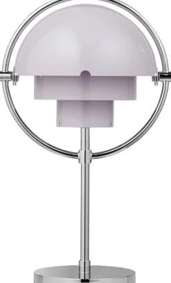 Multi-Lite Portable Lamp, EU Base: Chrome, Shade: Pale Lilac-Gubi Online