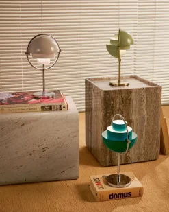 Multi-Lite Portable Lamp, EU Base: Chrome, Shade: Pale Lilac-Gubi Online