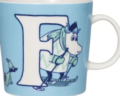 Moomin Arabia Kopper & Krus>Mumi 40 cl krus ABC F