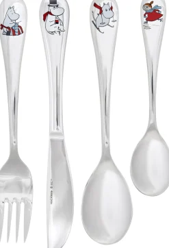 Online Mumi bestiksæt Vinter 4 dele Børn Børneservice