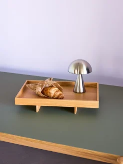 Mush Portable Lamp Nickel-Hübsch Discount