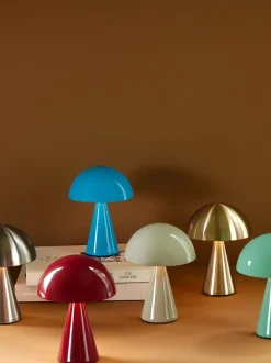 Mush Portable Lamp Nickel-Hübsch Discount