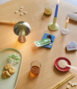 Mush Portable Lamp Nickel-Hübsch Discount