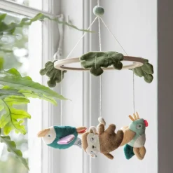 Børn Sebra Børneværelse>Musik- & spejluro, Safari