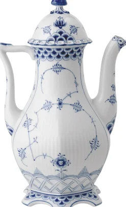 Sale Musselmalet Helblonde Kaffekande 100 cl Karafler & Kander